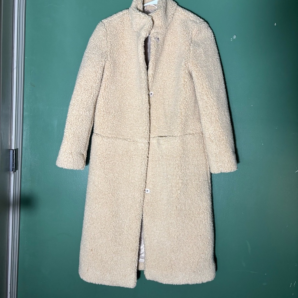 & Other Stories Women’s 0 Teddy Bear Long Coat